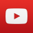 YouTube social icon red 48px