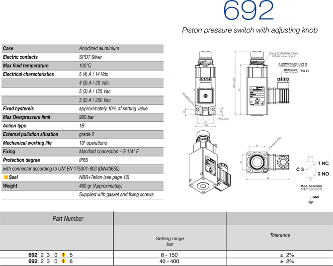 Model 692  info page 67