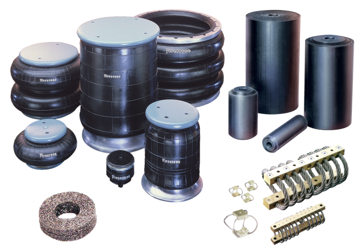 Group of vibration absorpers from Firestone, enidine