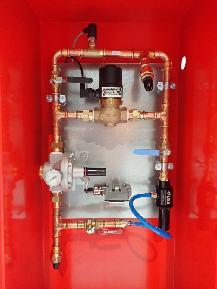control box for air pressure