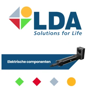 LDA front cover for electric components catalog in dutch