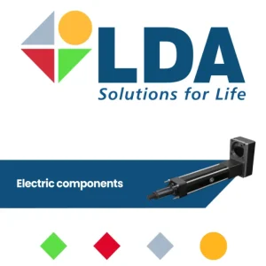 LDA front cover for electric components catalog in dutch