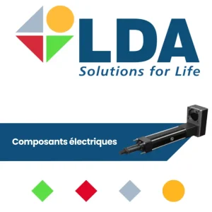 LDA front cover for electric components catalog in dutch