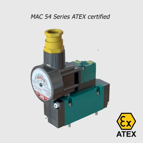 MAC 54 Serie magneetventiel 3/2 NG-NO, 3/8" - 1/2" - 3/4", 5100Nl/min - Afbeelding 4
