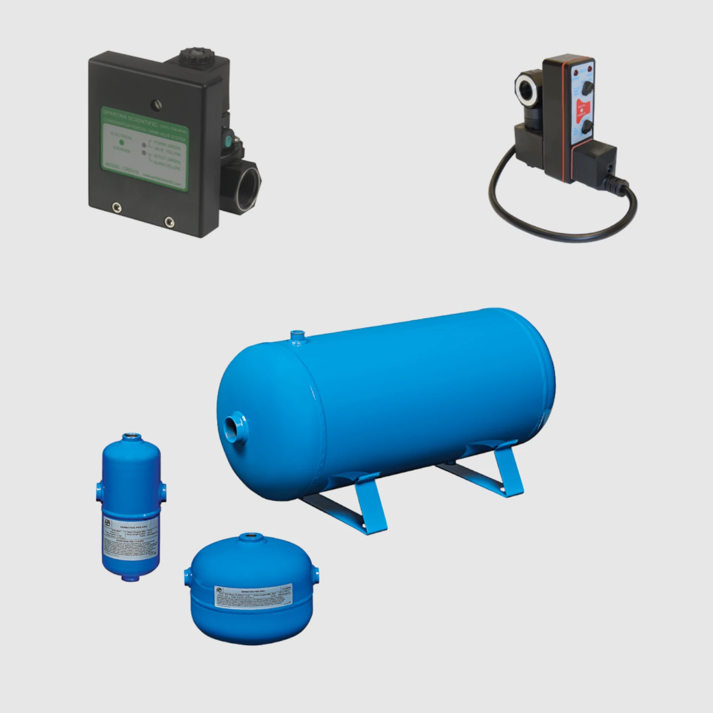 Perslucht tank & accessoires