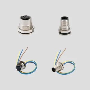 Omal m12 paneelmontage serie connector