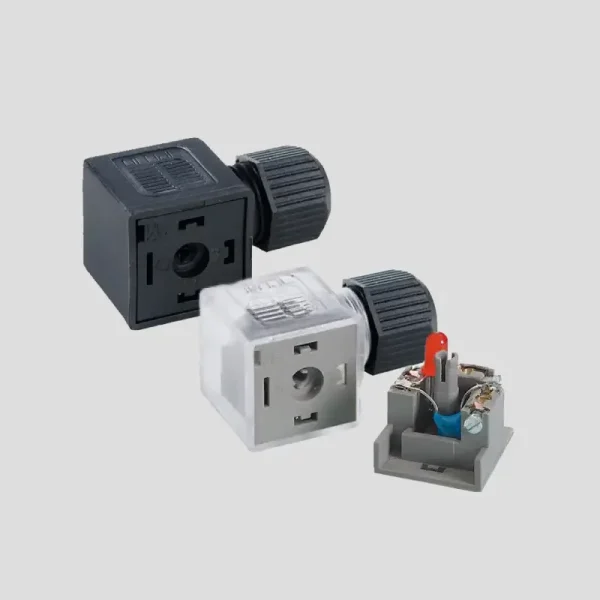 A1 PGE solenoid valve connectors DIN 43650