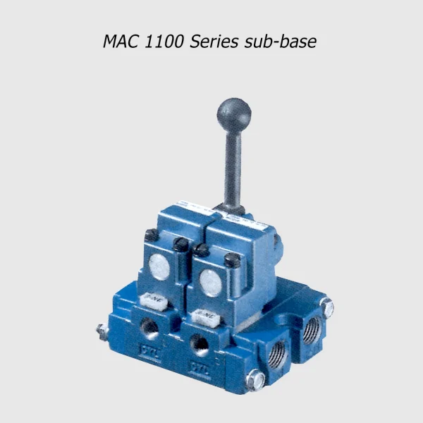MAC 1100 Serie manual or remote air operated valve 3/2 NC-NO, 1/8" - 1/4", 180Nl/min - Image 3