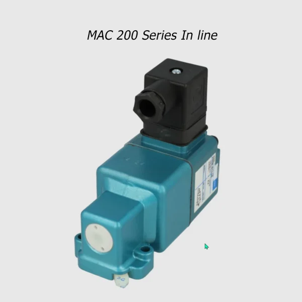 MAC 200 Série électrovanne 3/2 NF-NO, 1/8" – 1/4", 500Nl/min – Image 2