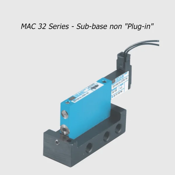MAC 32 Serie magneetventiel 3/2 NG-NO, 1/8” –  1/4”, 400Nl/min - Afbeelding 3