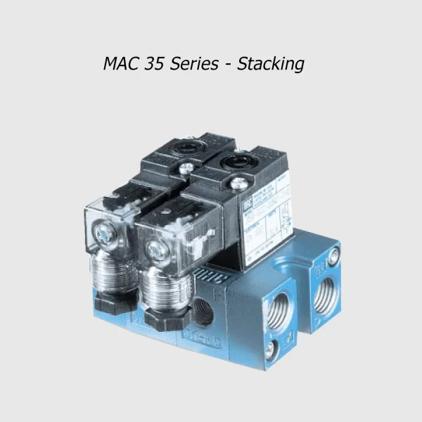 MAC 35 Serie solenoid valve 3/2 NC-NO, 1/8”, 120Nl/min - Image 2
