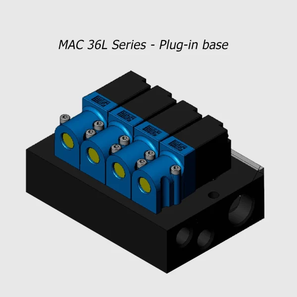 MAC 36L Serie magneetventiel 3/2 NG-NO, M5 - 1/8”, 300Nl/min - Afbeelding 4