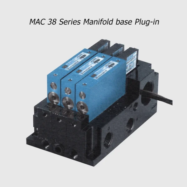 MAC 38 Series solenoid valve 3/2 NC-NO, 1/8" – 1/4", 1200Nl/min - Image 4