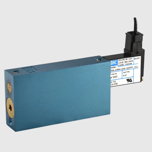 MAC 38 Series solenoid valve 3/2 NC-NO, 1/8" – 1/4", 1200Nl/min