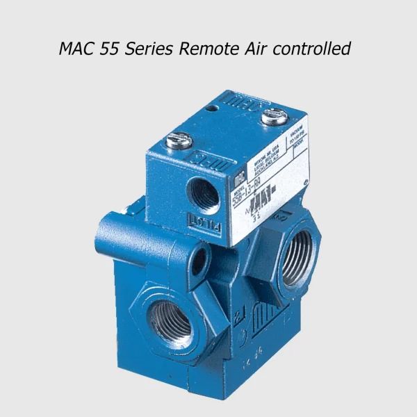 MAC 55 Serie magneetventiel 3/2 NG-NO, 1/4" -  3/8", 2200Nl/min - Afbeelding 3