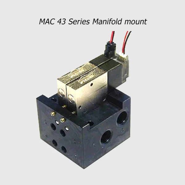MAC 43 Series solenoid valve 5/2, M3, 70 Nl/min - Image 3