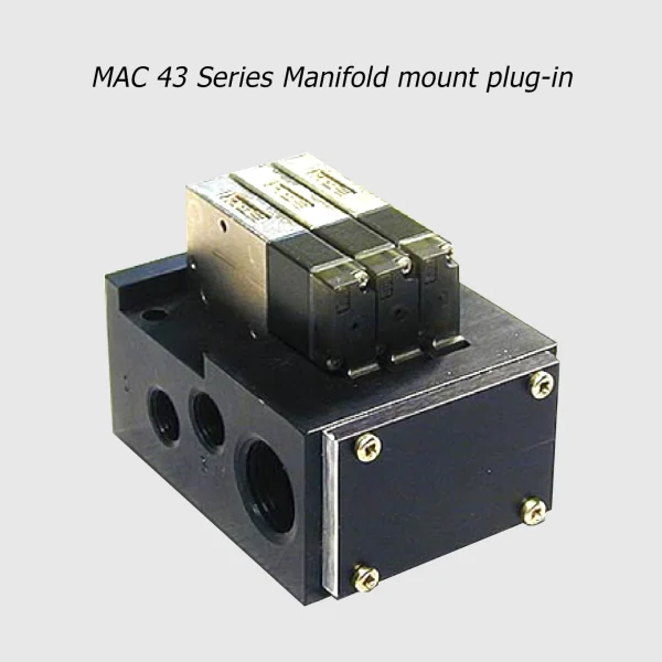 MAC 43 Series solenoid valve 5/2, M3, 70 Nl/min - Image 4