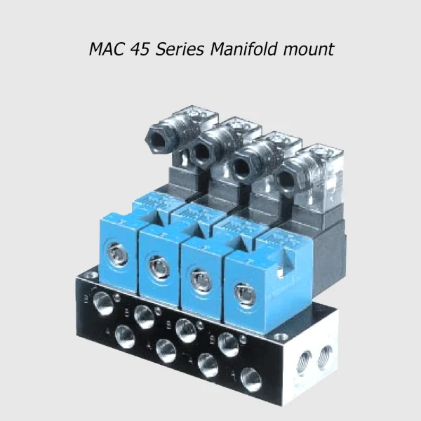 MAC 45 Series solenoid valve 5/2, M5 - 1/8”, 150 Nl/min - Image 5