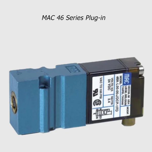 MAC 46 Series solenoid valve 4/2 NC-NO, 1/8", 300Nl/min - Image 3