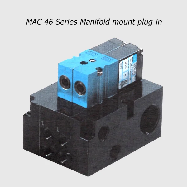 MAC 46 Series solenoid valve 4/2 NC-NO, 1/8", 300Nl/min - Image 6