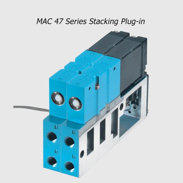MAC 47 Series solenoid valve 5/2 NC-NO, 1/8"- 1/4", 500Nl/min - Image 5