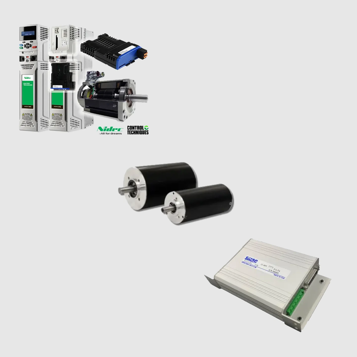 Servo motor drivers en stuureenheden