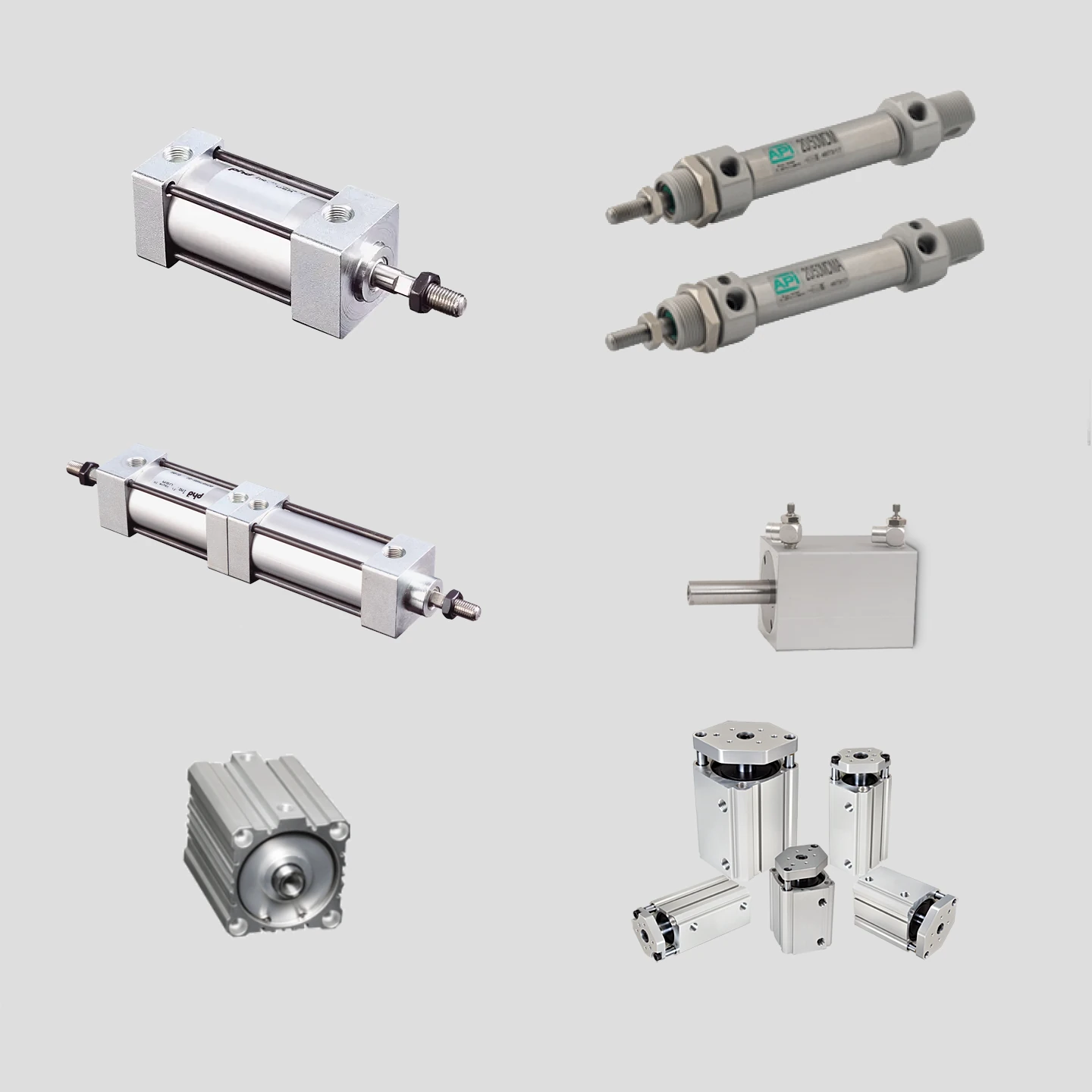 Linear pneumatic cylinders