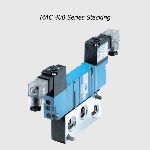 MAC 400 Series solenoid valve 5/2-5/3, 1/8”- 1/4”, 1100Nl/min - Image 7