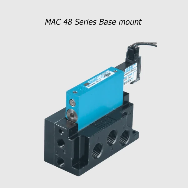 MAC 48 Series solenoid valve 5/2-5/3, 1/8”, 1100Nl/min - Image 3