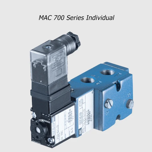 MAC 700 Series solenoid valve 4/2, 1/8”-1/4”, 700Nl/min - Image 3