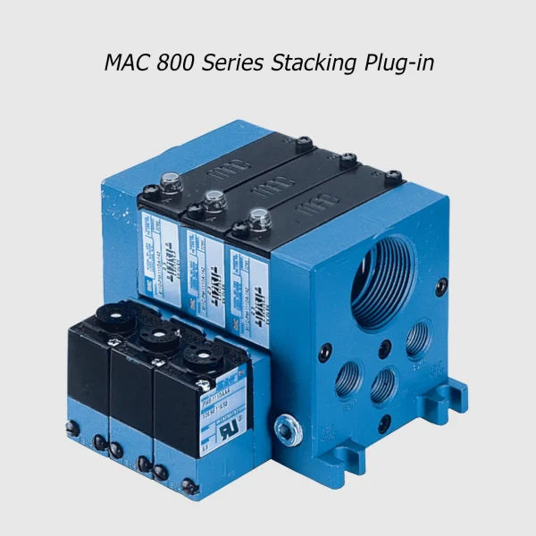 MAC 800 Series solenoid valve 5/2-5/3, 1/4”-3/8”, 1400Nl/min - Image 6