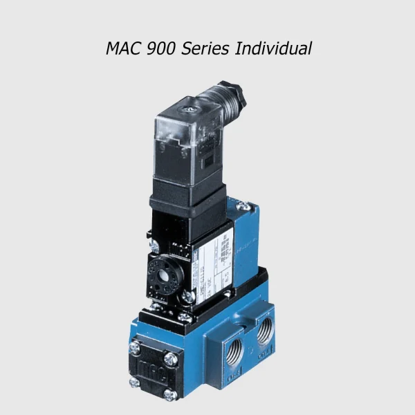 MAC 900 Series solenoid valve 4/2, 1/8”-1/4”, 1400Nl/min - Image 3
