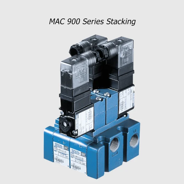 MAC 900 Series solenoid valve 4/2, 1/8”-1/4”, 1400Nl/min - Image 4