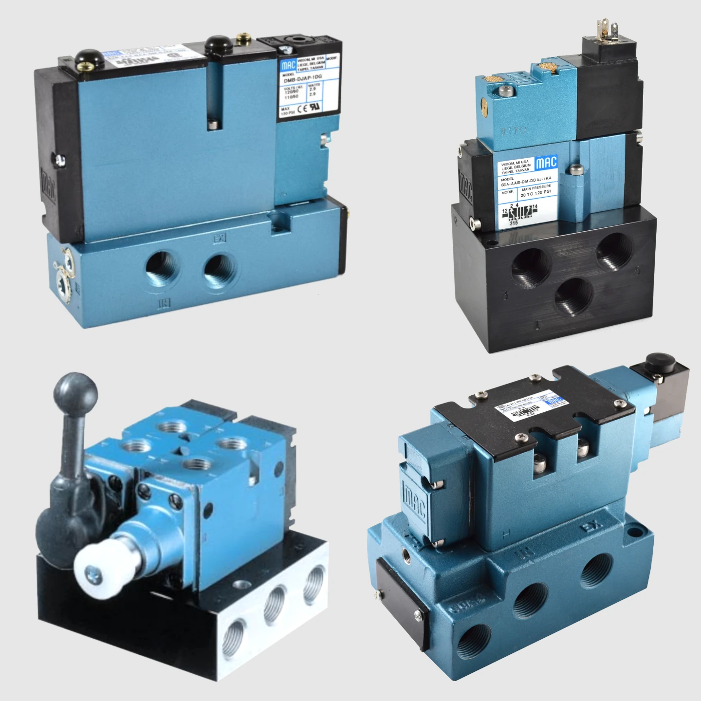 Vannes 5 voies à grand débit, + 1.200NL