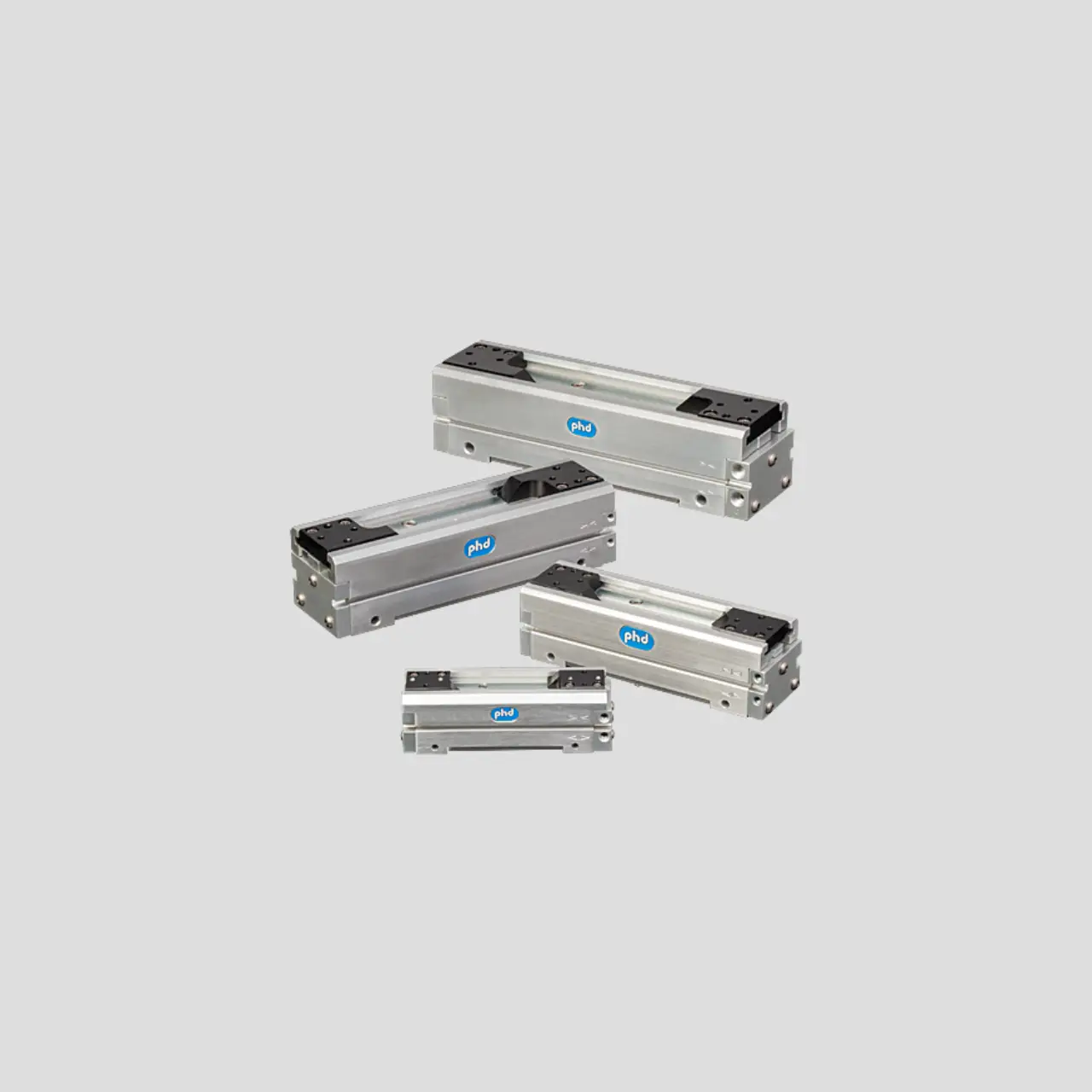 Series GRH Parallel Long Travel Pneumatic Gripper v&an PHD inc bij LDA belgium verkrijgbaar