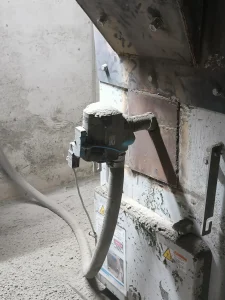 Retrofit op een dust collector