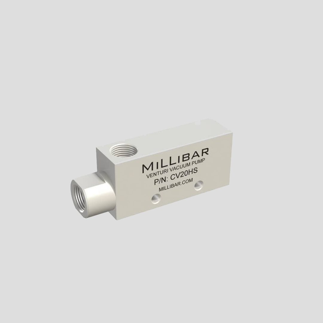 CV20-HS-TT générateur de vide à venturi pour gaz et liquides, 3,88 SCFM (110 l/min)