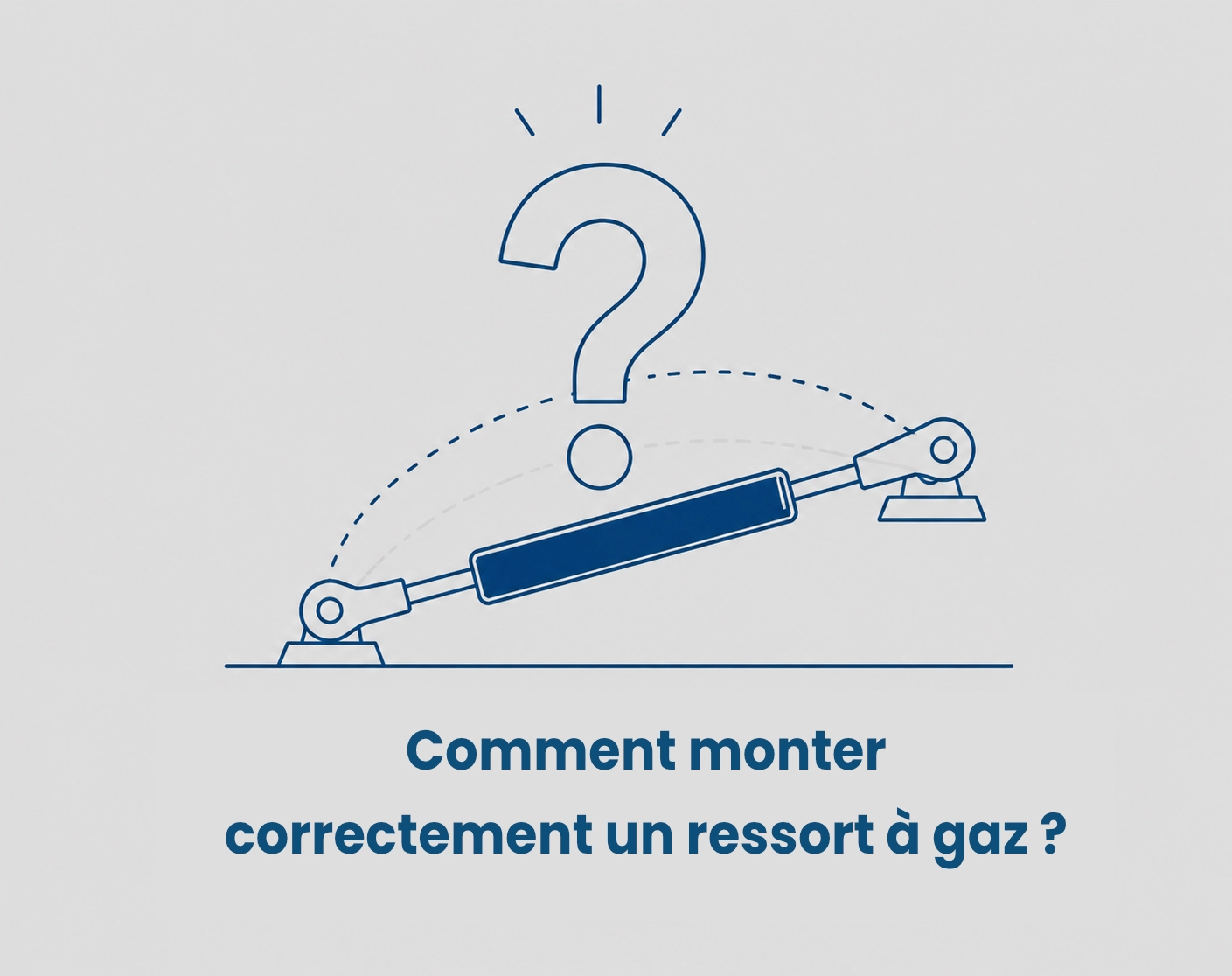 hoe monteren gasveer FR
